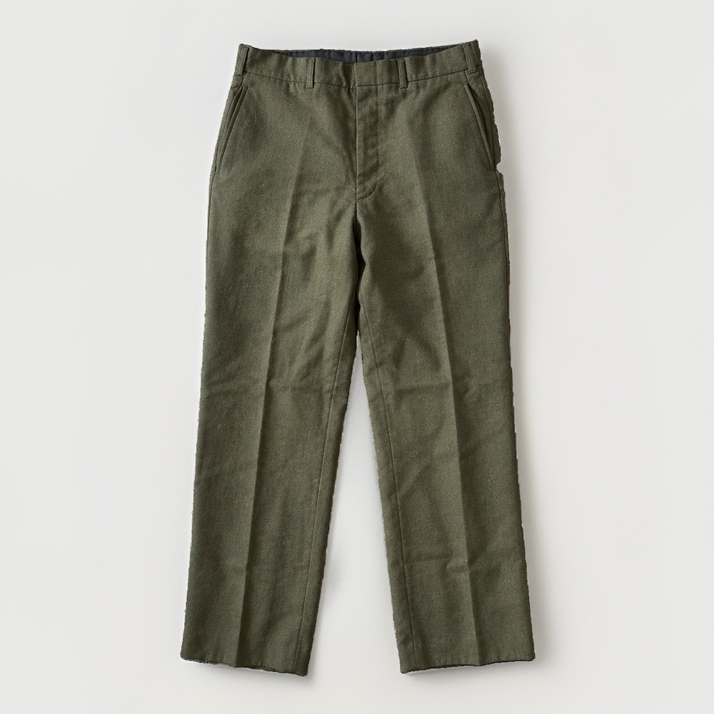 Vintage Military Wool Serge Green Dress Trousers Sz 33R 30x30 Olive Army Uniform